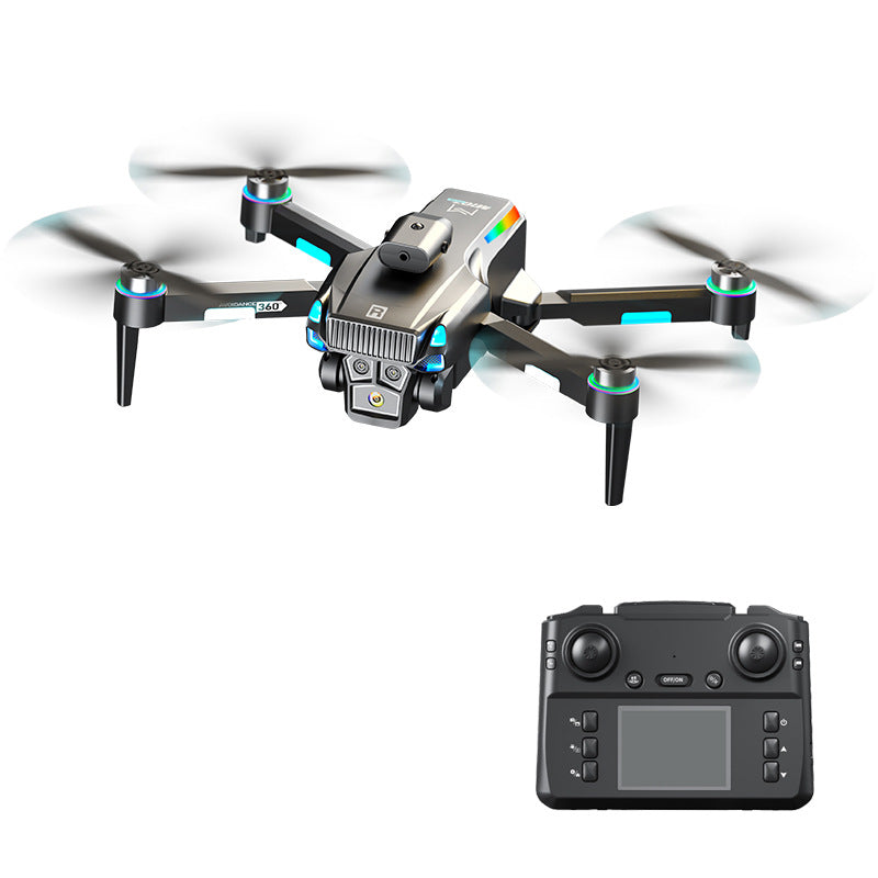 Blushless Motor Drone with Professional HD Camera and LCD Remote Control Night Vision Obstacle Avoidance for Kids and Adults