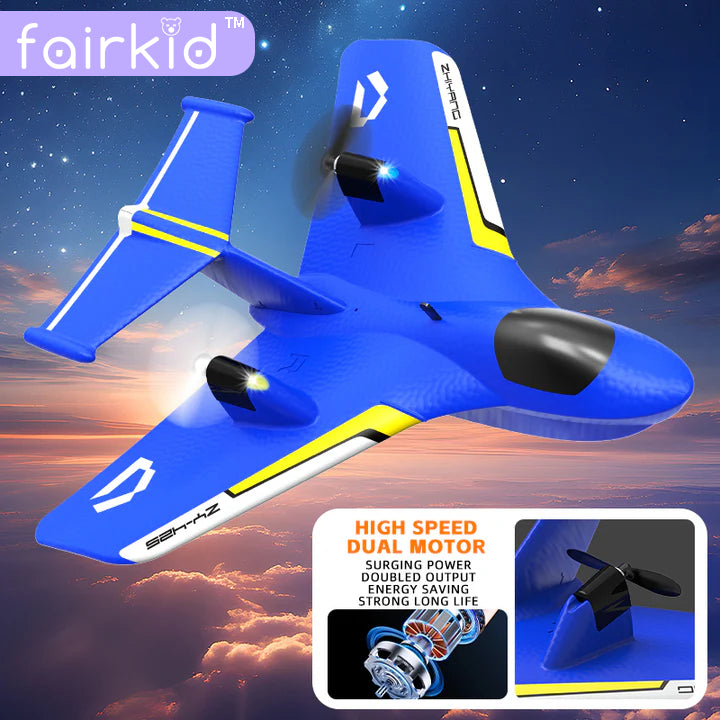 Fairkid ZY-425 2.4GHz Toy Radio Controlled Jet Plane RC Airplane Fixed-wing Drone Triphibian Water Land Air Fun Kids Gift