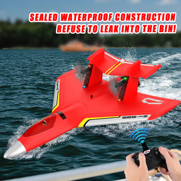 Fairkid ZY-525 2.4GHz Toy Radio Controlled Plane RC Airplane Fixed-wing Drone Triphibian Water Land Air Fun Children Gift