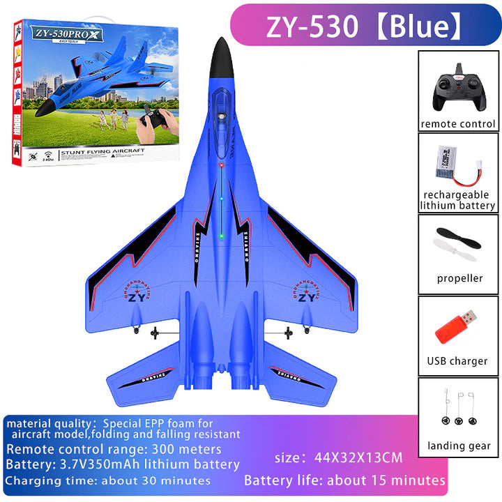 Fairkid ZY-530ProX 2.4GHz Toy RC Airplane Remote Control Plane Children's Remote Control Airplane Gift Outdoor Gift Plane