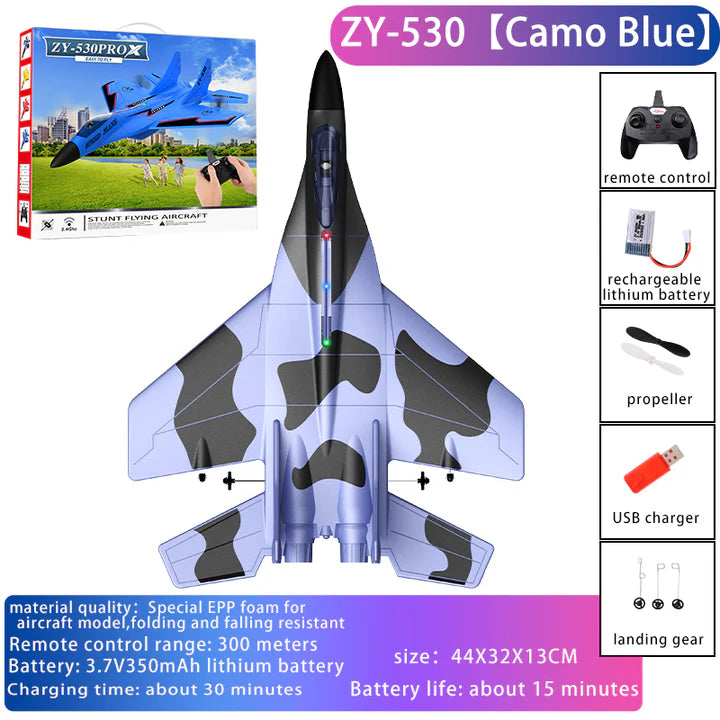Fairkid ZY-530ProX 2.4GHz Toy RC Airplane Remote Control Plane Children's Remote Control Airplane Gift Outdoor Gift Plane