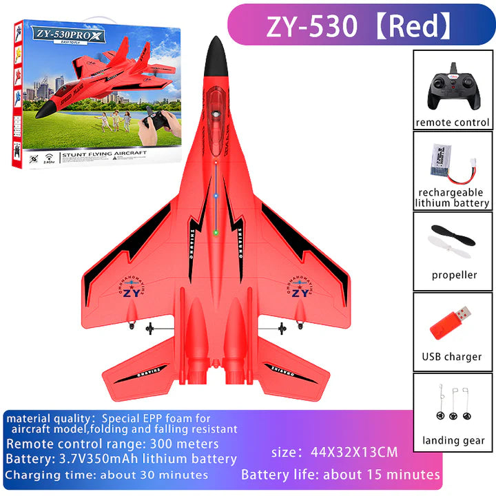 Fairkid ZY-530ProX 2.4GHz Toy RC Airplane Remote Control Plane Children's Remote Control Airplane Gift Outdoor Gift Plane