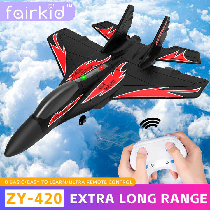 Fairkid ZY-420 2.4GHz Toy RC Airplane Remote Control Plane Children's Remote Control Airplane Kids Gift Outdoor Toy