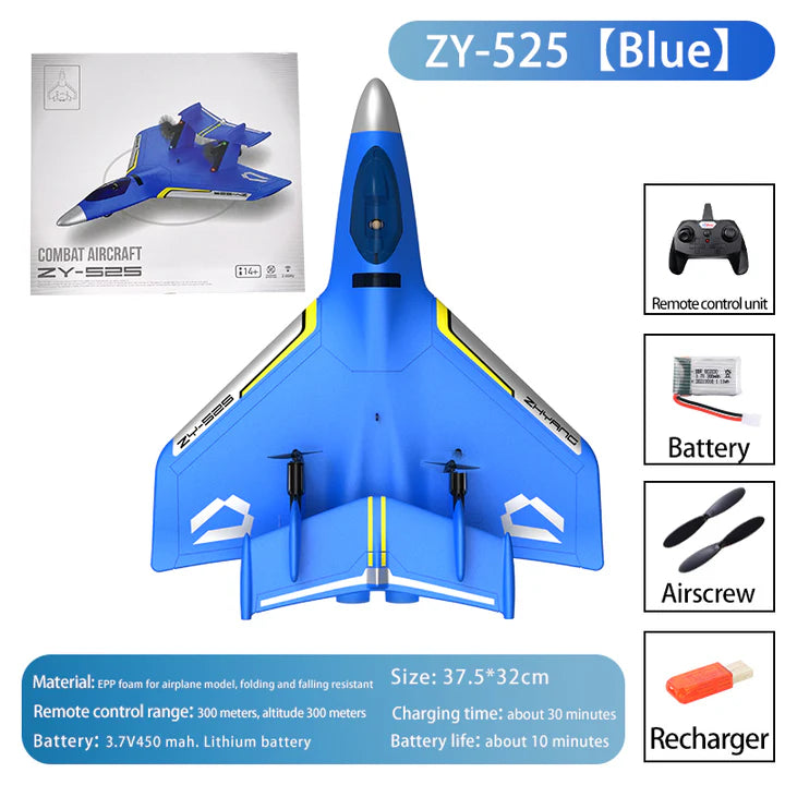 Fairkid ZY-525 2.4GHz Toy Radio Controlled Plane RC Airplane Fixed-wing Drone Triphibian Water Land Air Fun Children Gift